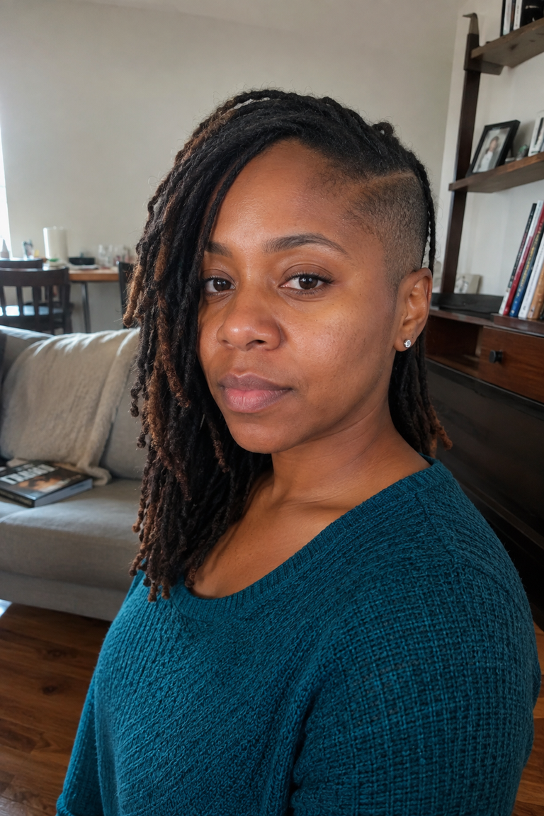 22 Locs With Undercut Styles for Women That Bring the Edge