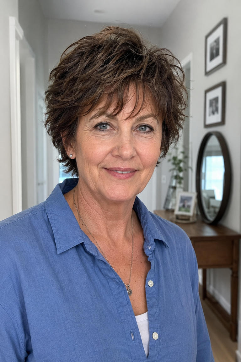 20 Short Wavy Hairstyles for Women Over 50 That Lift the Face