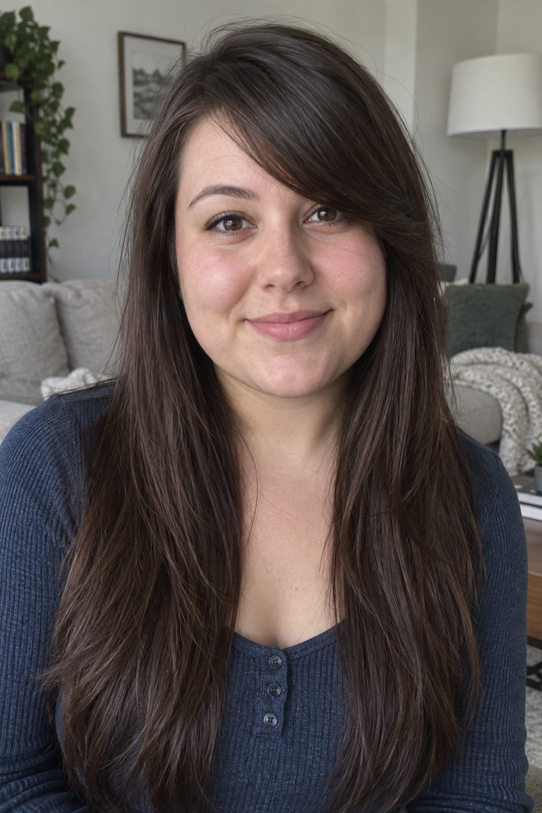 22 Bangs Hairstyles for Round Faces and Why Each Shape Works