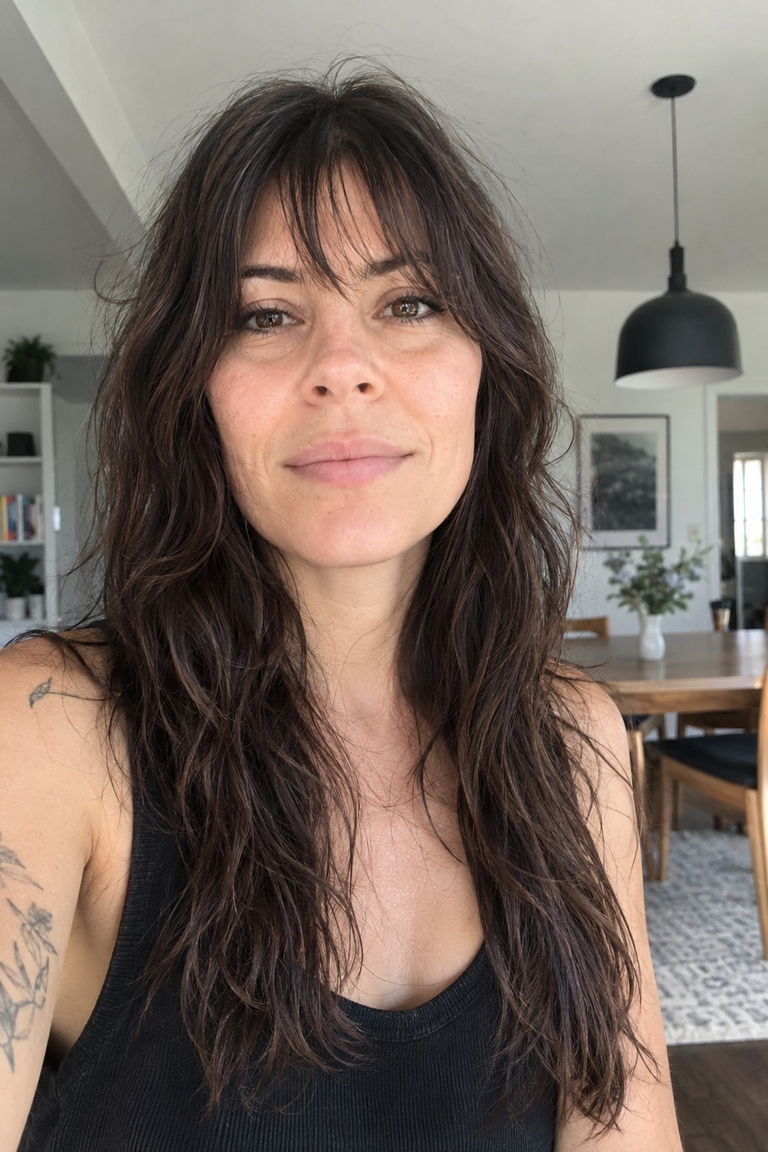 22 Shaggy Layered Hairstyles and How to Wear Them Air-Dried
